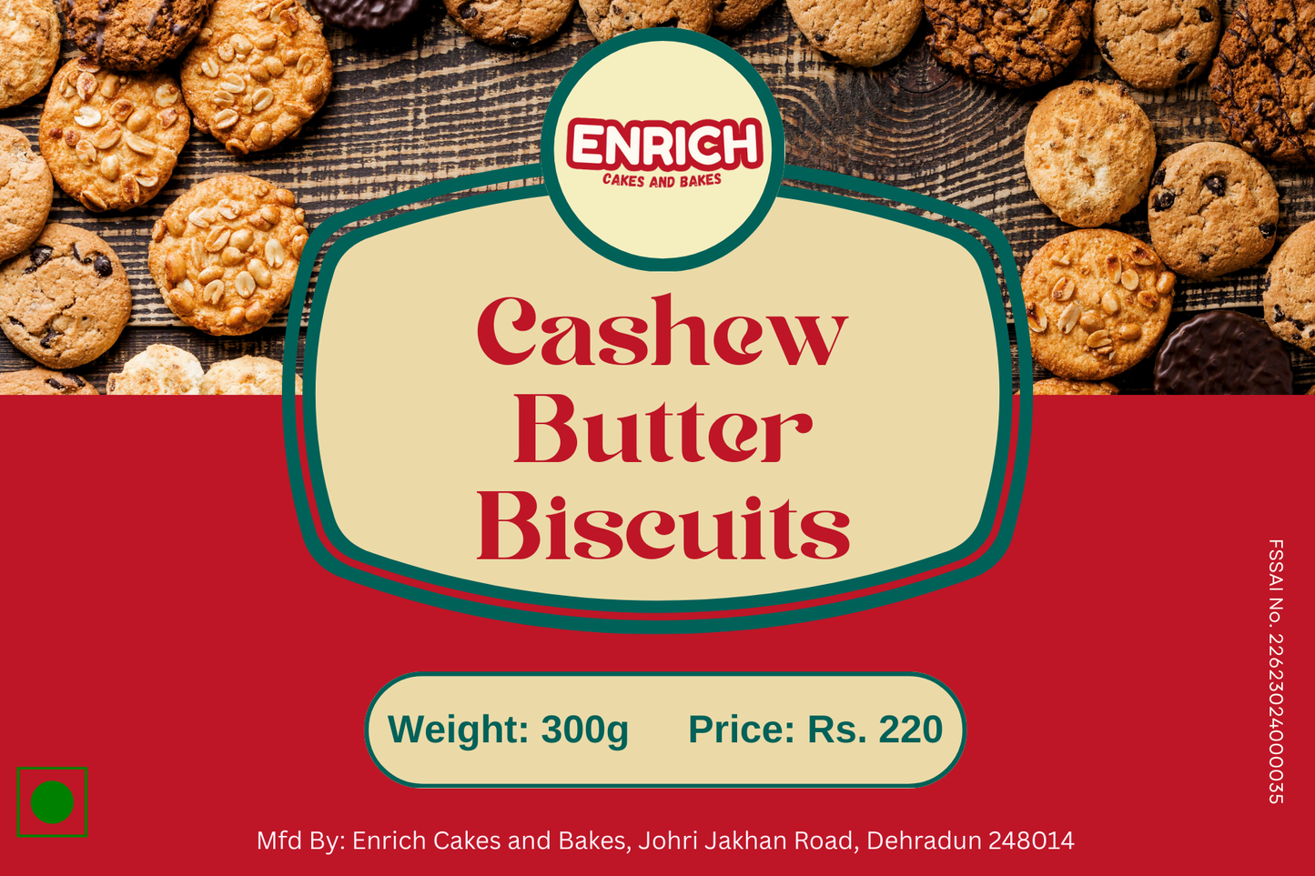 Kaju Butter Biscuits