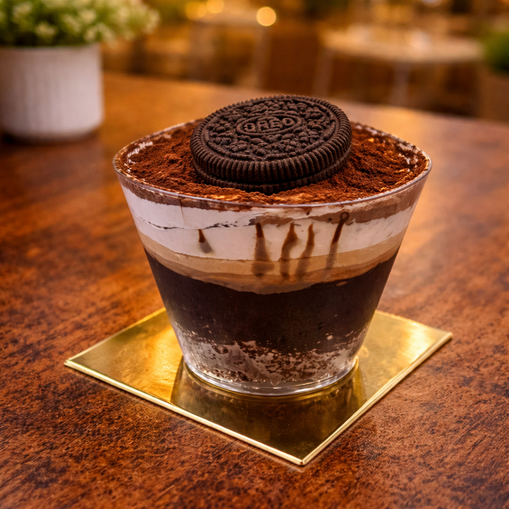 Triple Layer Chocolate Mousse Cake