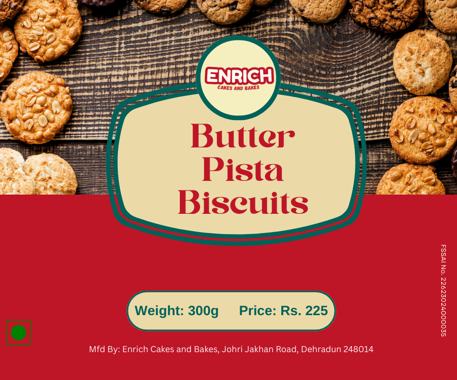 Butter Pista Biscuits