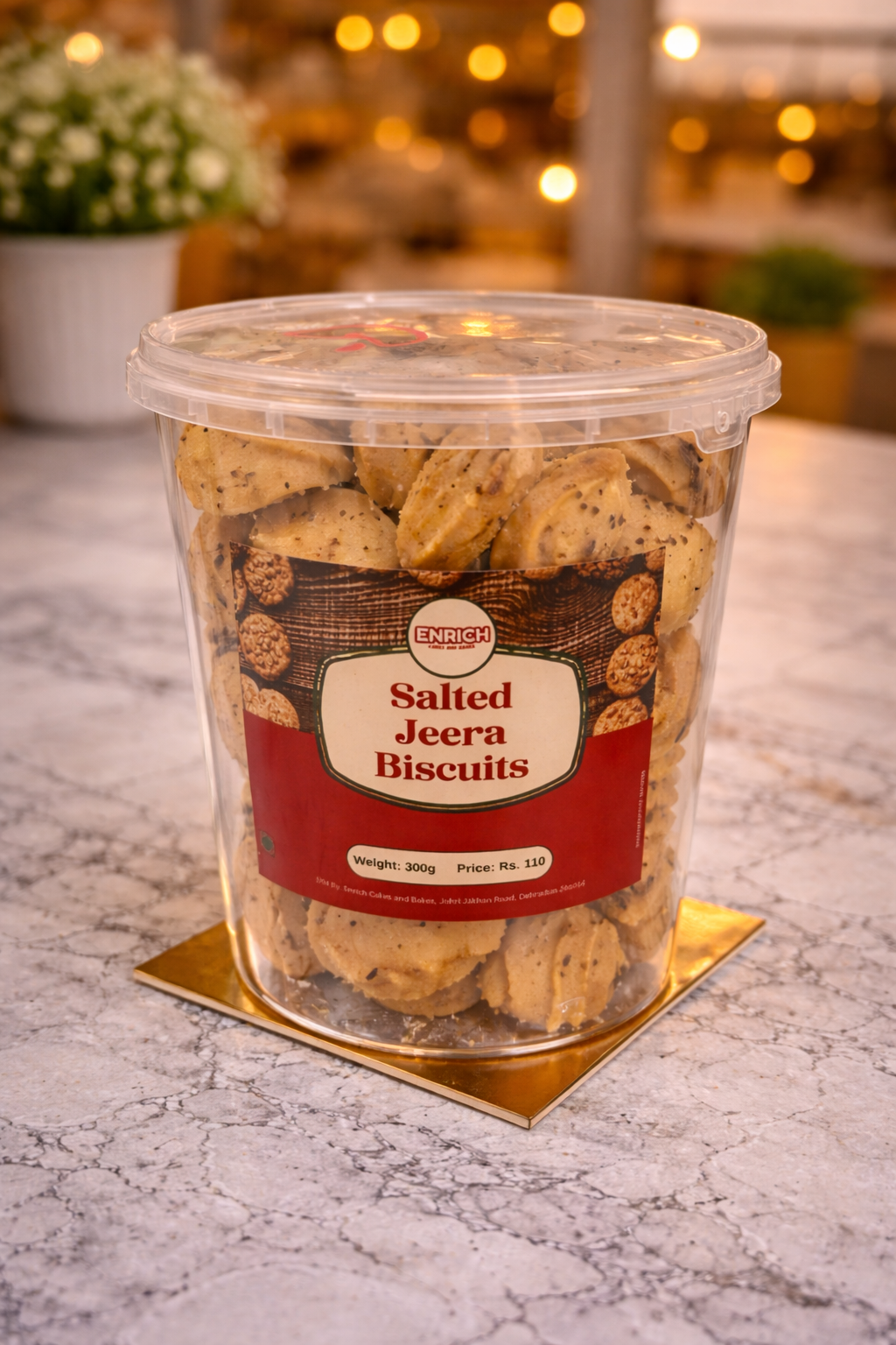 Salted Jeera Biscuits