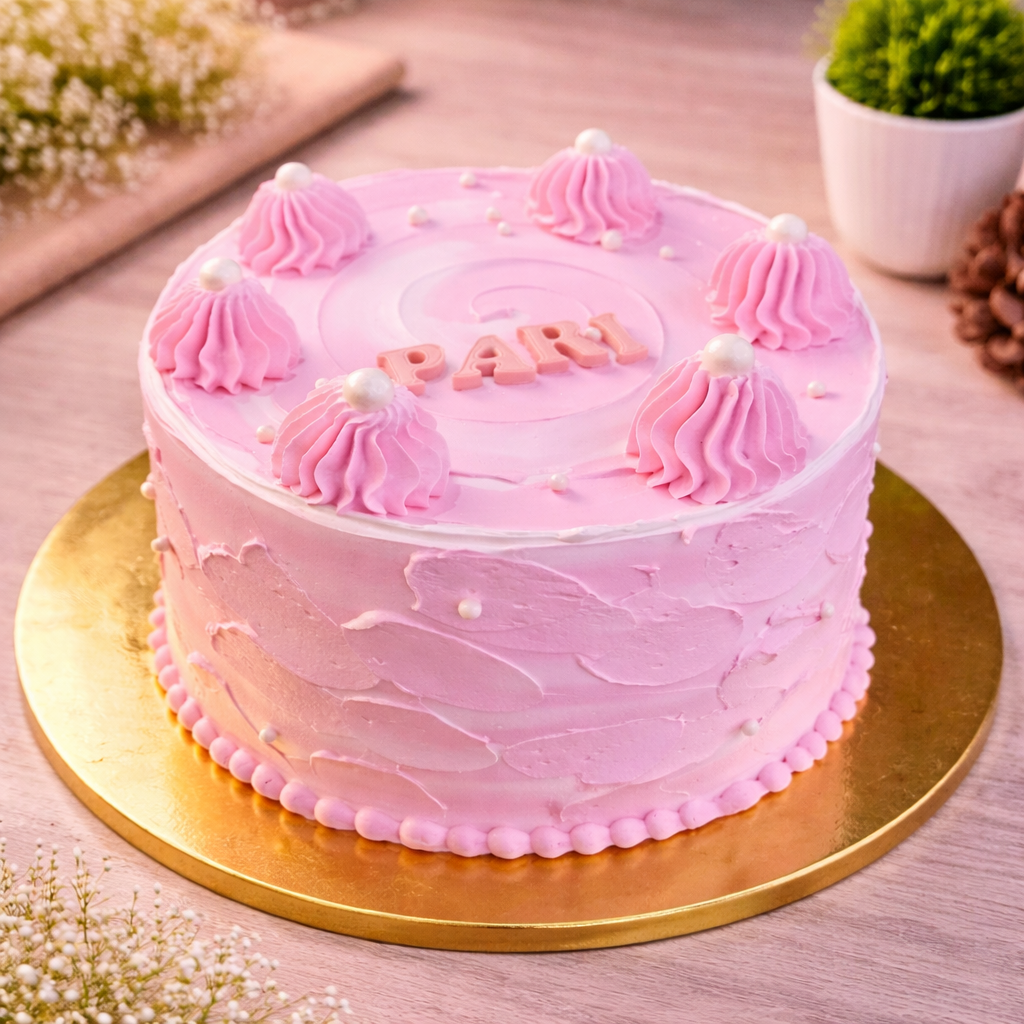 Blissful Strawberry Cake