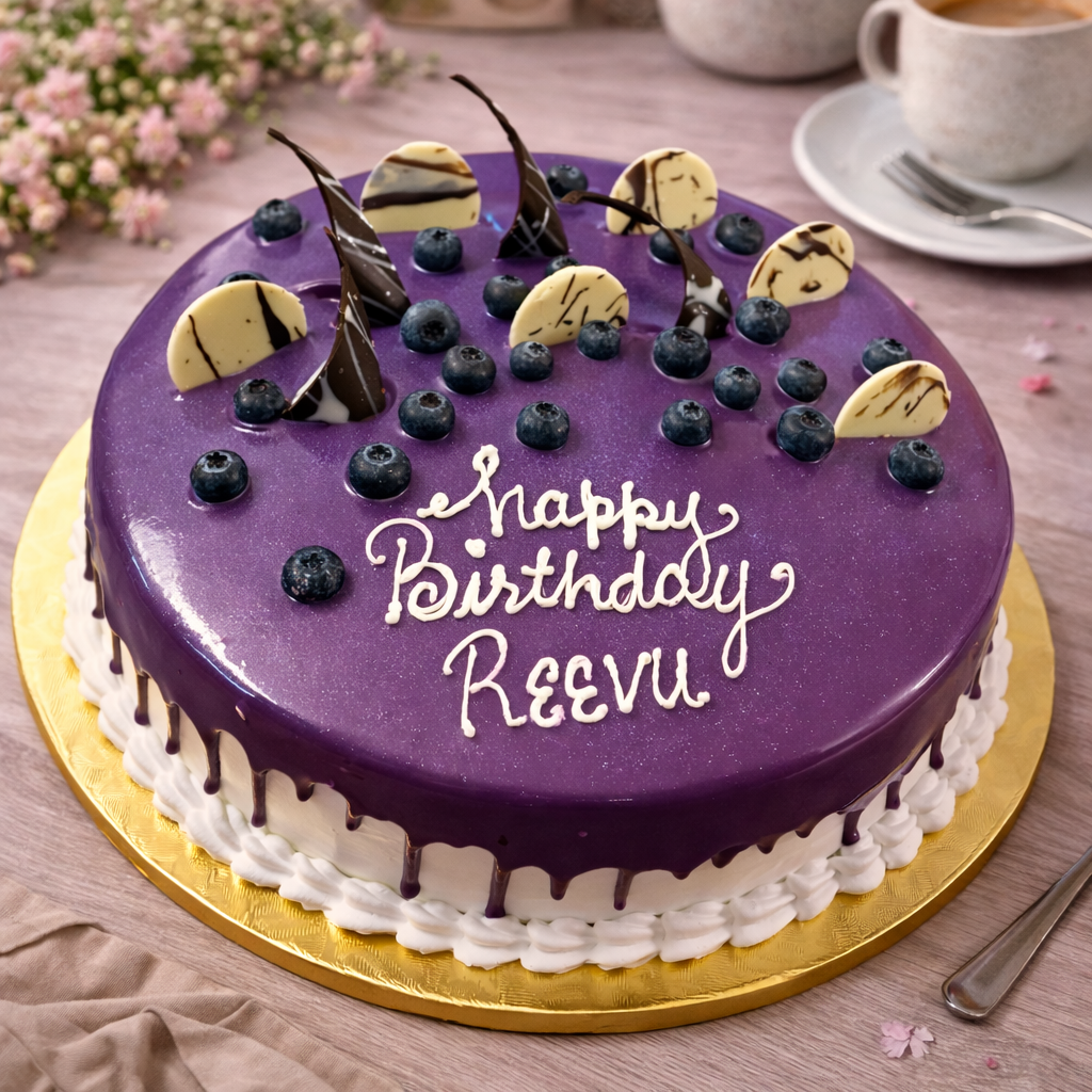 Lush Blueberry Cake