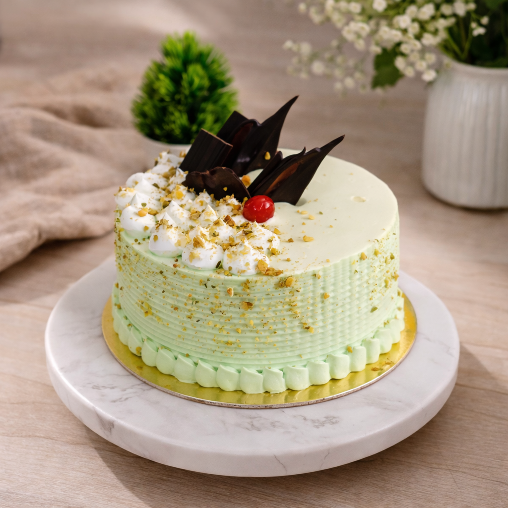 Tropical Mango Pistachio Cake