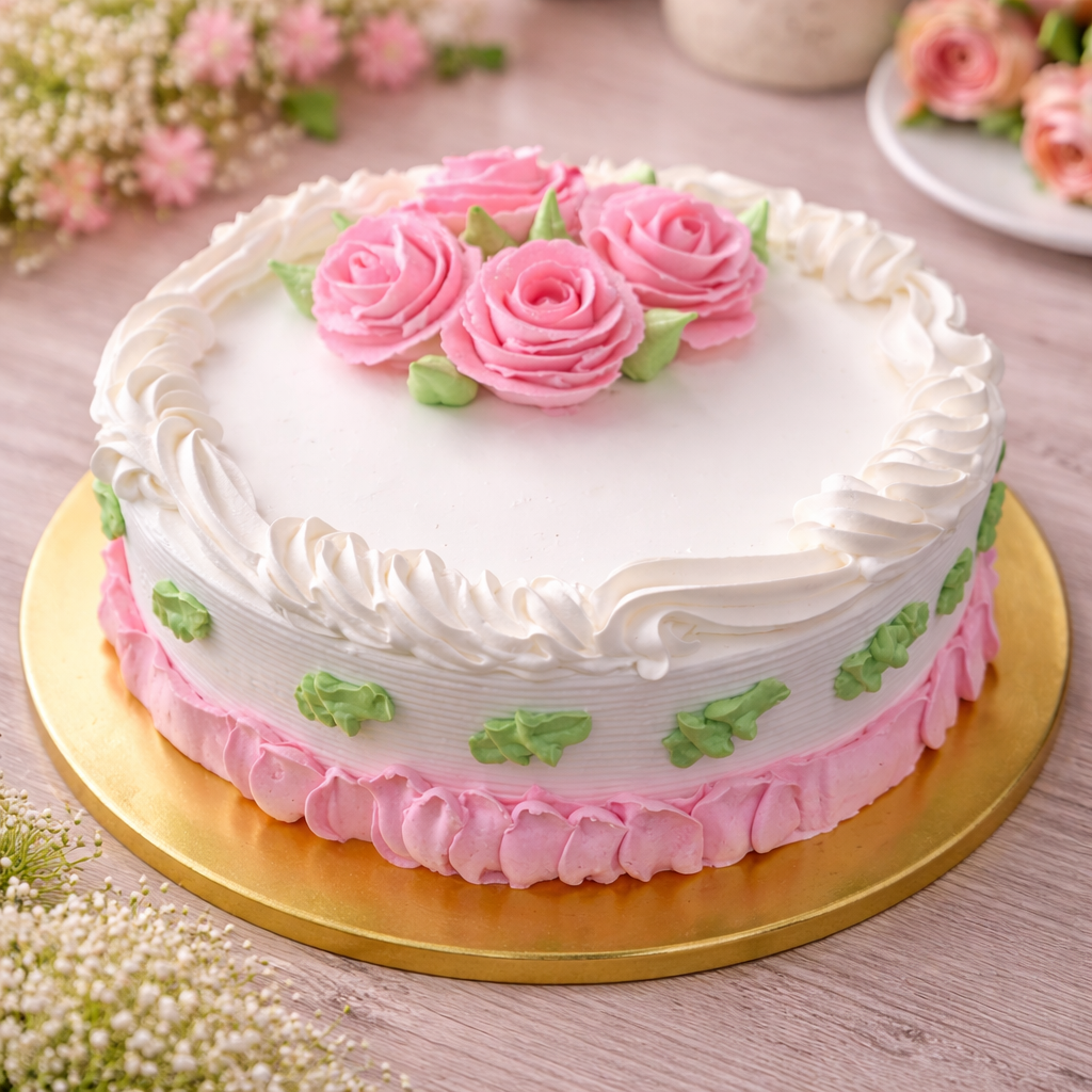 Classic Crème Vanilla Cake